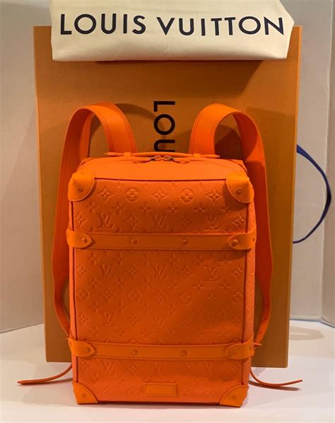 louis vuitton mini soft trunk orange|Louis Vuitton soft trunk backpack.